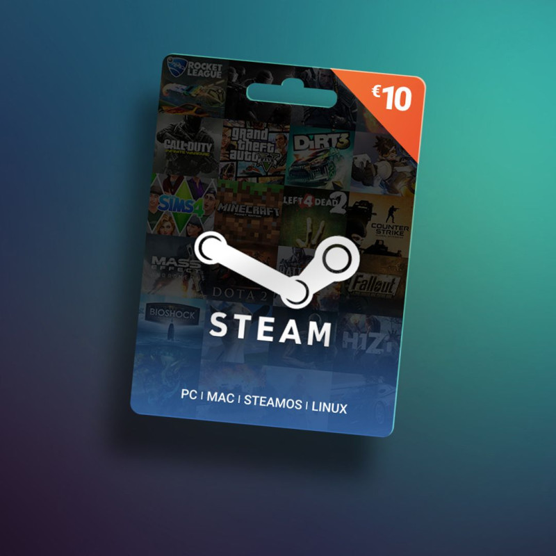 Steam predplačniška kartica 10 EUR - EU Steam predplačniška kartica 10 EUR - EU