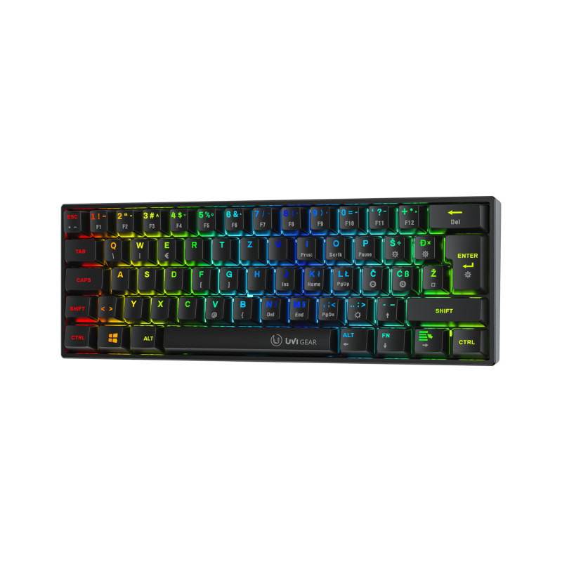 UVI GEAR PRIDE NANO 60% RGB MHENIČNA RDEČA STIKALA SLO/CRO