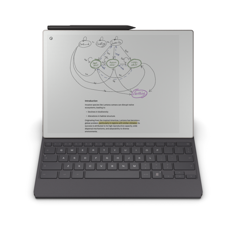 Keyboard reMarkable Paper Pro - Type Folio, DE layout, Basalt - Dark Grey