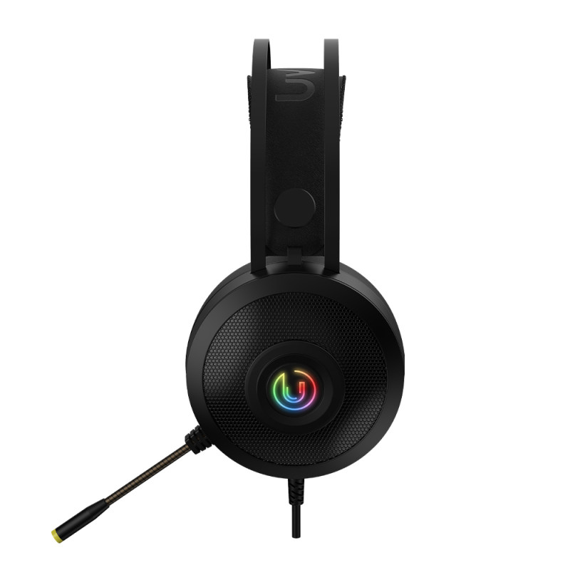 UVI Gear Wrath 7.1 V2 Gaming Headphones UVI Gear Wrath 7.1 V2 gaming headphones with RGB lighting and inline volume and microphone controller