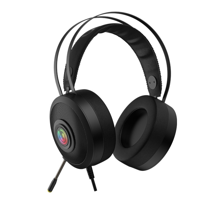 UVI Gear Wrath 7.1 V2 Gaming Headphones UVI Gear Wrath 7.1 V2 gaming headphones with RGB lighting and inline volume and microphone controller