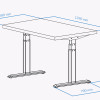 UVI Desk črni okvir z namizno ploščo (naravni hrast) UVI Desk črni okvir z namizno ploščo (naravni hrast)