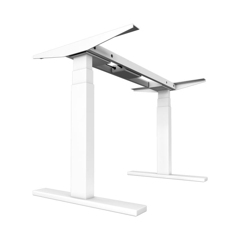 UVI Desk beli okvir z namizno ploščo (naravni hrast) UVI Desk beli okvir z namizno ploščo (naravni hrast)
