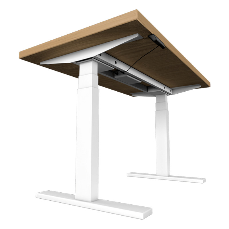 UVI Desk beli okvir z namizno ploščo (naravni hrast) UVI Desk beli okvir z namizno ploščo (naravni hrast)