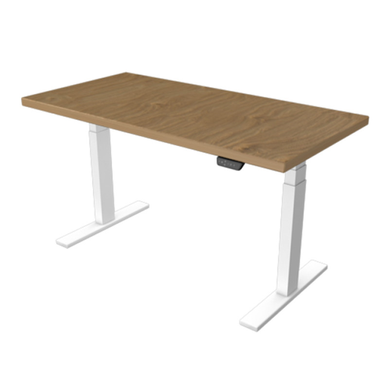 UVI Desk beli okvir z namizno ploščo (naravni hrast) UVI Desk beli okvir z namizno ploščo (naravni hrast)