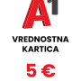A1 Slovenija vrednostna kartica 5 EUR