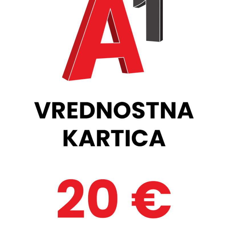 A1 Slovenija Value Card 20 EUR